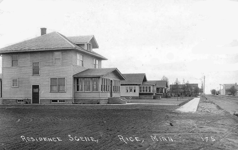 Residence Scene, Rice Minnesota, 1929