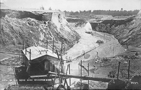 Rowe Mine, Riverton Minnesota, 1920's