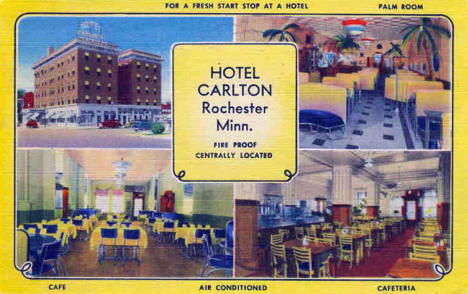 Hotel Carlton, Rochester Minnesota, 1944