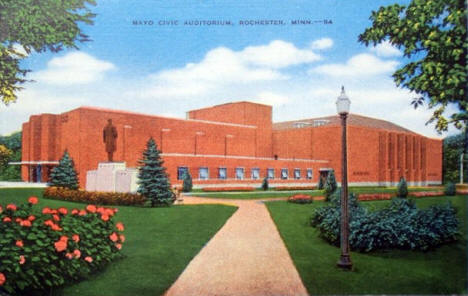 Mayo Civic Auditorium, Rochester Minnesota, 1940's