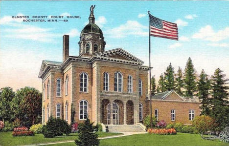 Olmsted County Court House, Rochester Minnesota, 1940's