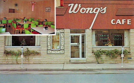Wong's Cafe, Rochester Minnesota, 1960's