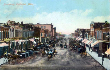 Broadway, Rochester Minnesota, 1911