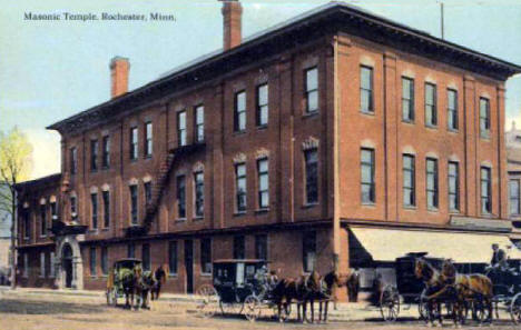 Masonic Temple, Rochester Minnesota, 1900's