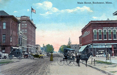 Main Street, Rochester Minnesota, 1913