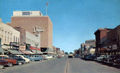 Street view, Rochester Minnesota, 1950's