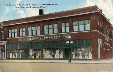 C.F. Massey Company's New Store, Rochester Minnesota, 1918