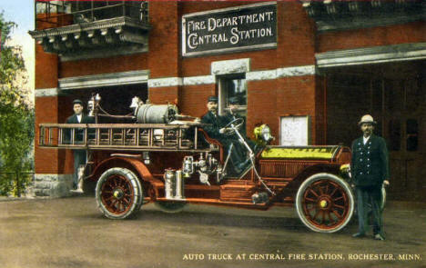 Central Fire Station, Rochester Minnesota, 1920's