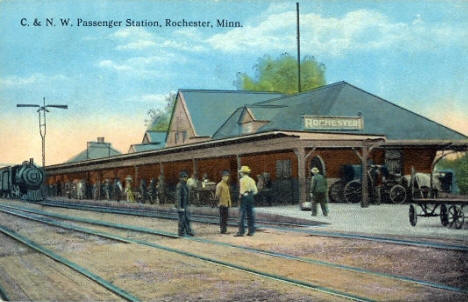 C. & N.W. Passenger Station, Rochester Minnesota, 1910's?