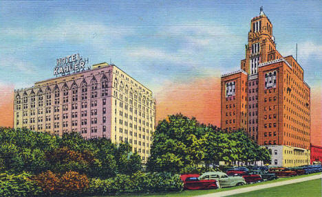 Hotel Kahler and Mayo Clinic, Rochester Minnesota, 1937