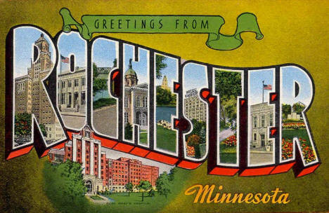 Greetings from Rochester Minnesota, 1940's