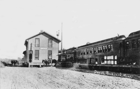Railroad Depot, Rockford Minnesota, 1910's?