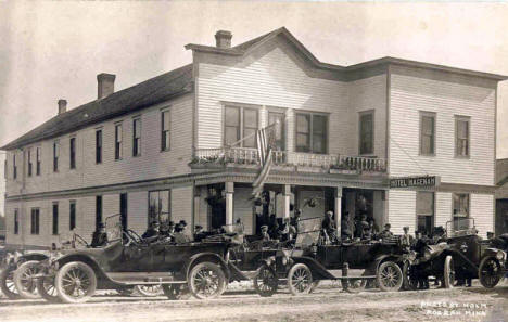 Hotel Hagenah, Roseau Minnesota, 1910's?