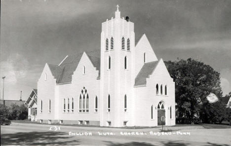 English Lutheran Church, Roseau Minnesota, 1940's