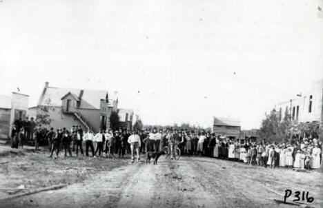 First Fourth of July Celebration in Roseau Minnesota, 1890's