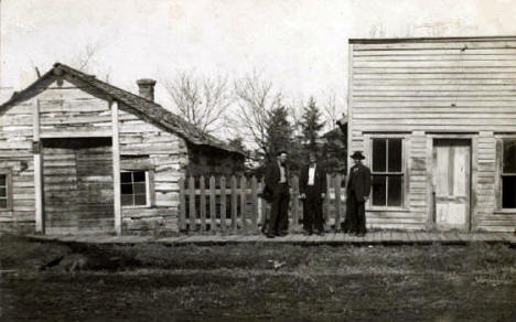 First Jail and Post Office, Roseau Minnesota, 1890's