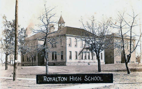 High School, Royalton Minnesota, 1909