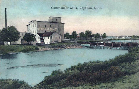 Gregory Bliss and Company, Commander Mills, Royalton Minnesota, 1908
