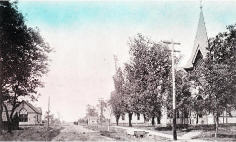 Churches, Rush City Minnesota, 1910's?