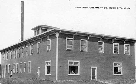 Laurentia Creamery Company, Rush City Minnesota, 1929