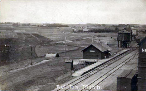 Railroad Depot, Ruthton Minnesota, 1912