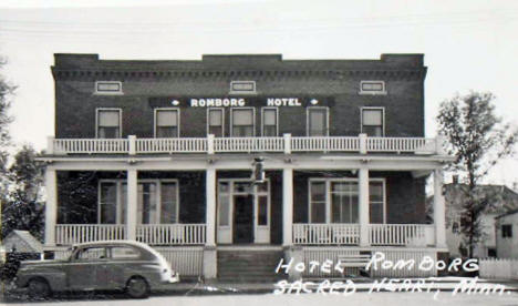 Romberg Hotel, Sacred Heart Minnesota, 1940's
