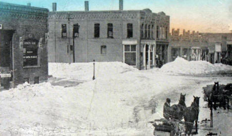 Main Street, Sacred Heart Minnesota, 1911