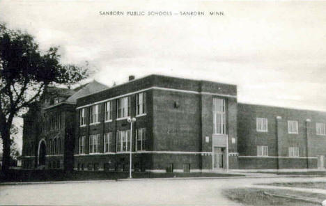 Sanborn School, Sanborn Minnesota, 1930's?