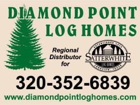 Diamond Point Log Homes, Sauk Centre Minnesota