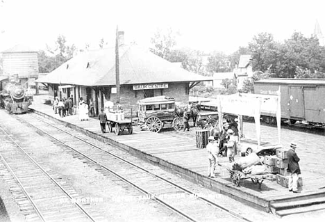 Great Northern depot, Sauk Centre Minnesota, 1900