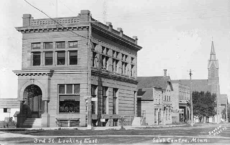 Third Street East, Sauk Centre Minnesota, 1910