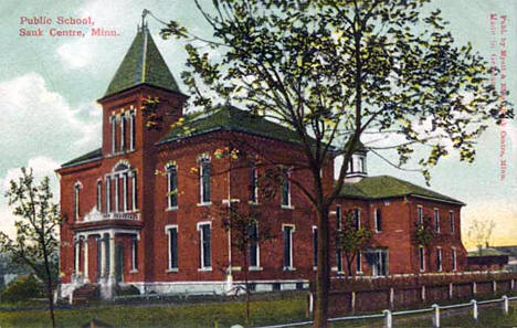Public school, Sauk Centre Minnesota, 1910