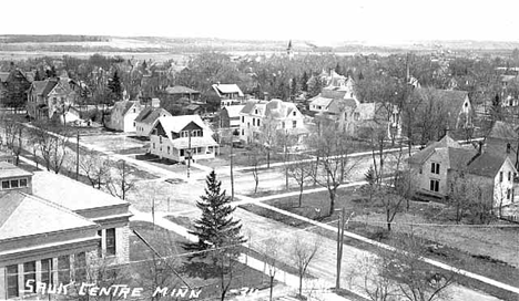 General view, Sauk Centre Minnesota, 1920