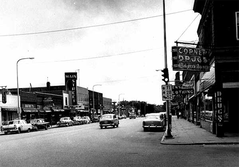 Main Street, Sauk Centre Minnesota, 1957