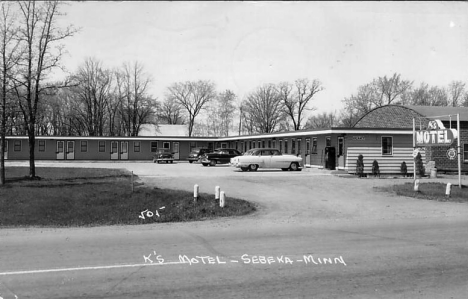 K's Motel, Sebeka Minnesota, 1950's