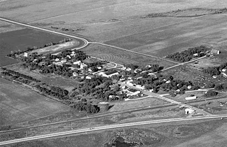 Aerial View, Sedan Minnesota, 1972