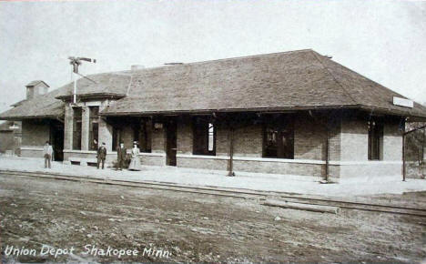 Union Depot, Shakopee Minnesota, 1911