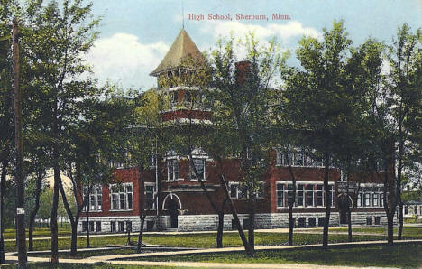 High School, Sherburn Minnesota, 1914
