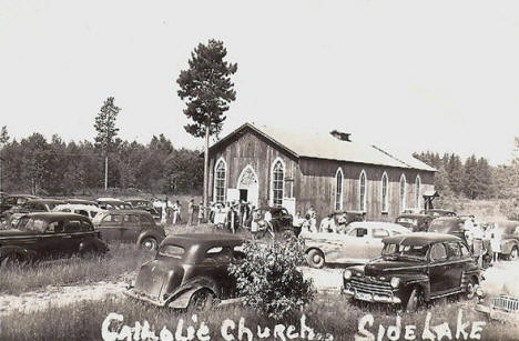 Catholic Church, Side Lake Minnesota, 1939