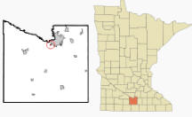 Location of Skyline, Minnesota