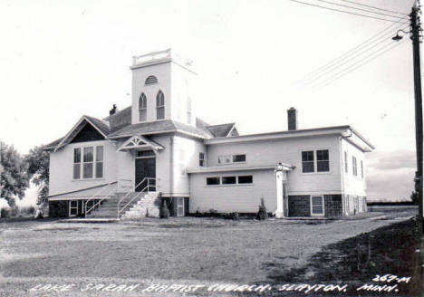 Lake Sarah Baptist Church, Slayton Minnesota, 1940's
