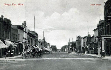 Main Street, Sleepy Eye Minnesota, 1909