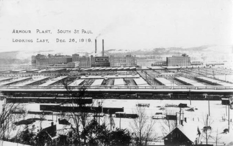 Armour Stockyards, South Saint Paul Minnesota, 1919