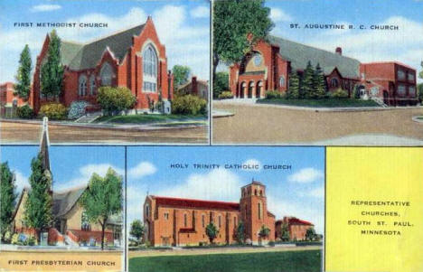 Churches, South Saint Paul Minnesota, 1940's