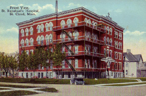 St. Raphael's Hospital, St. Cloud Minnesota, 1910's?