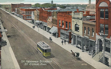 St. Germain Street, St. Cloud Minnesota, 1915