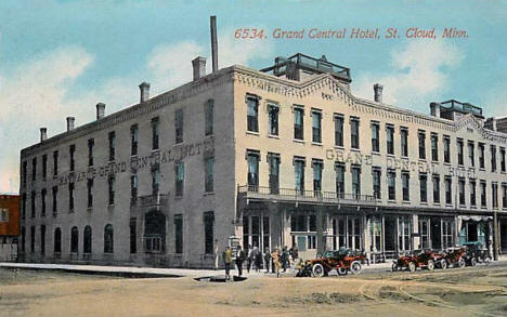 Grand Central Hotel, St. Cloud Minnesota, 1914