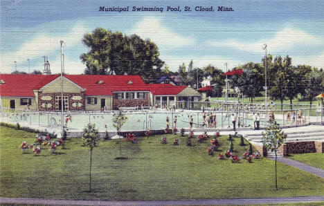 Municipal Swimming Pool, St. Cloud Minnesota, 1948