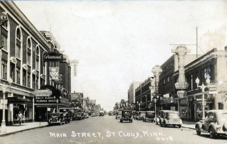 Main Street, St. Cloud Minnesota, 1936