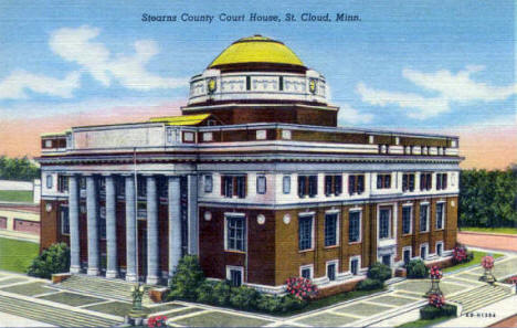 Stearns County Courthouse, St. Cloud Minnesota, 1946